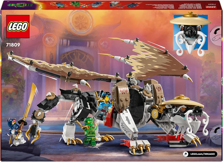 LEGO NINJAGO Egalt Maestrul Dragon, Set Ninja cu jucărie Dragon și 5 figuri, inclusiv Lloyd și NYA, Maestrul Dragon, cadou pentru băieți și fete de la 8 ani 71809