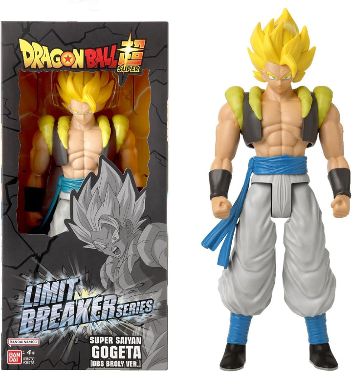 BANDAI - Dragon Ball Super - Giant Limit Breaker Figure 30 Cm - Super Saiyan Vegeta Blue - Licența oficială Dragon Ball - Figură Vegeta mare articulată - Jucărie pentru copii 4+ ani - 36732