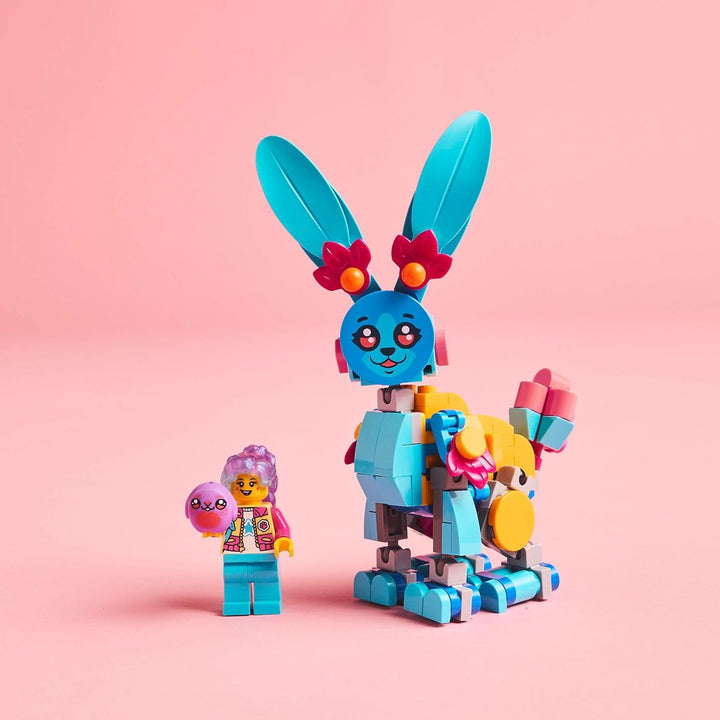 LEGO Dreamzzz Bunchus Creative Animal Adventures, iepuraș de jucărie pentru copii, 20-In-1 Fantasy Playset cu Minifigure Izzie, cadou pentru fete și băieți de la 7 ani 71488