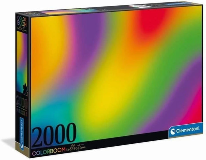 Clementoni 39594 Whirl - Puzzle 1000 piese, Colectia Colorboom, joc de indemanare pentru intreaga familie, puzzle pentru adulti de la 14 ani