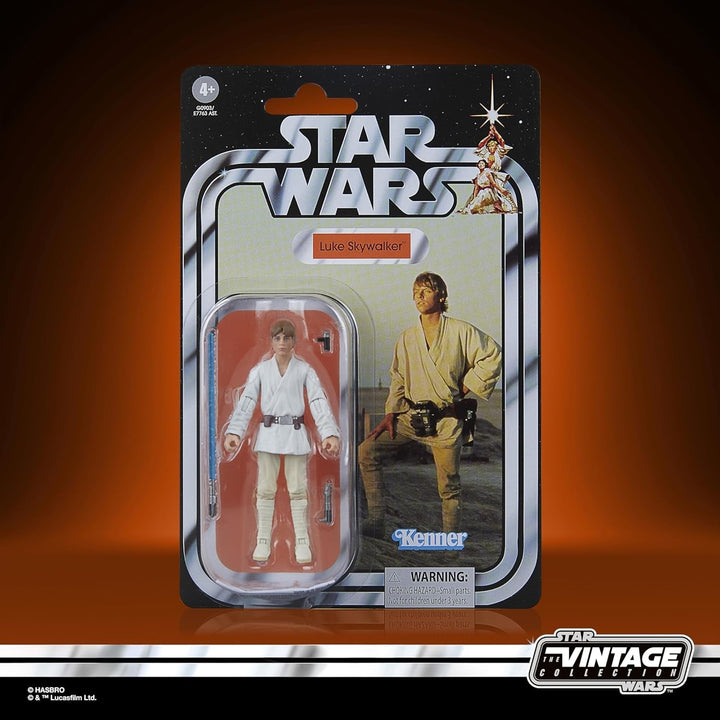 Star Wars Colecția Vintage Luke Skywalker, figurină Star Wars: O nouă speranță, 9,5 cm