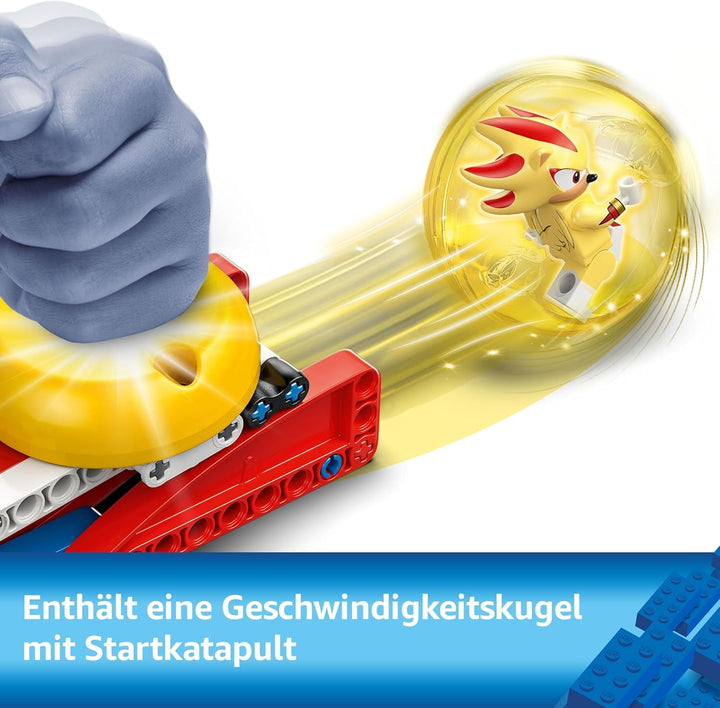 LEGO Sonic the Hedgehog Super Shadow Vs. Biolizard, jucărie gamer, cadou pentru băieți și fete, set de joacă de colecționat pentru copii și fani ai jocurilor video, cu figuri ale personajelor 77003