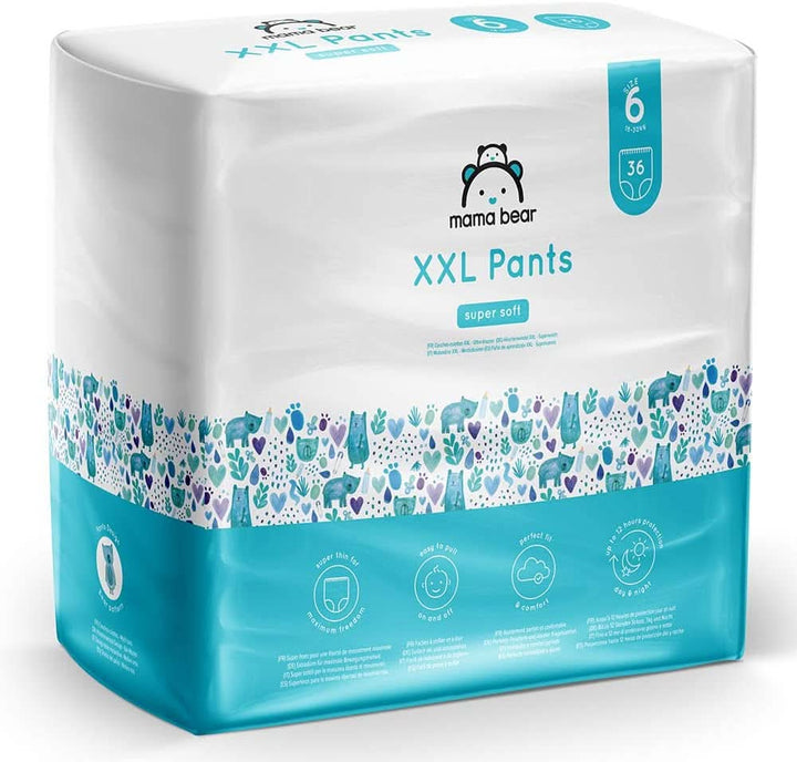 Mama Bear Panty scutece XXL mărimea 6 (18-30 kg), 72 de bucăți (2 pachete de 36)