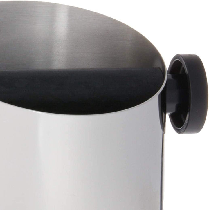 De'Longhi DLSC059 Recipient Knock-off pentru portafilter espresso, Recipient pentru zaț de cafea, Accesoriu pentru mașini de cafea și barista de acasă, Recipient Knock-off din oțel inoxidabil