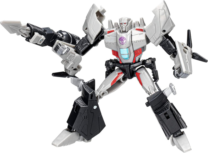 Jucărie Transformers Earthspark Deluxe Class Megatron, figurină de acțiune înaltă de 12,5 cm, jucărie robot pentru copii cu vârsta peste 6 ani