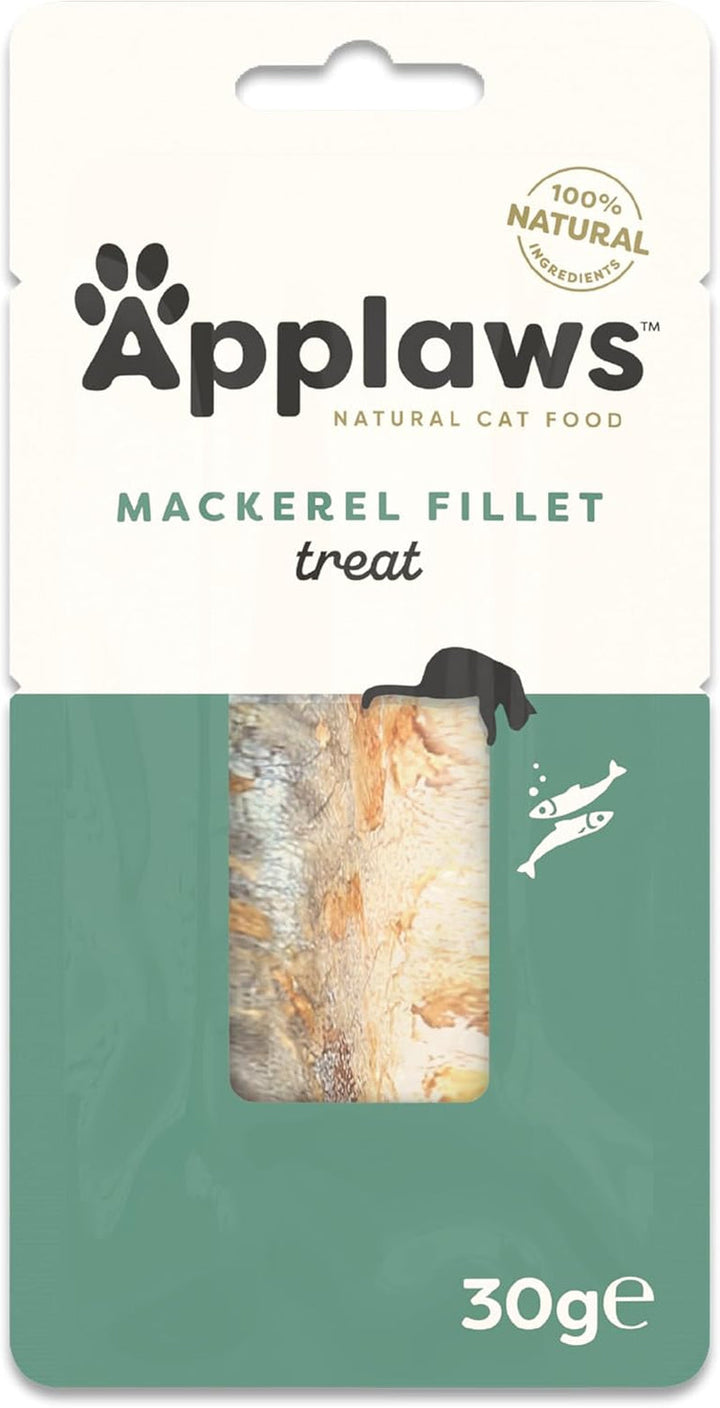 Applaws Natural Cat Treats, Snack pentru pisici cu lob întreg de ton, pungă de 30G (pachet cu 12 pungi)