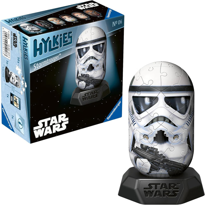 Ravensburger Hylkies: Figurine de colecție Star Wars de asamblat singur - Figura #03 - Prințesa Leia - Construiește, îndrăgostește-te, colecționează - Mini figurine pentru fanii Star Wars