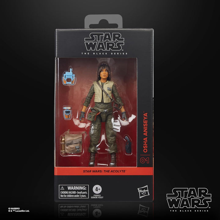 Star Wars Seria Neagră OSHA Aniseya, Figura de acțiune Pentru a colecta acoliții (Scala 15 Cm)