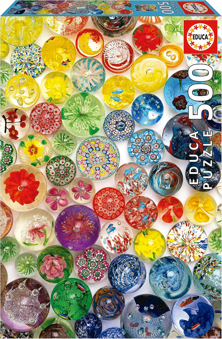 Educa - Puzzle 500 piese pentru adulti | Cutii de bautura, puzzle 500 piese pentru adulti si copii de la 11 ani, limonada, design, multicolor (18447)