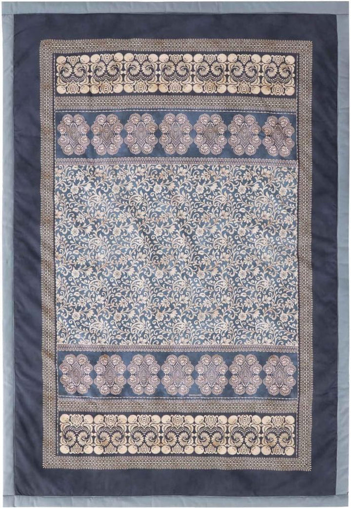 BASSETTI bumbac carouri TORCELLO culoare DARK BLUE B1 dimensiunea 135X190