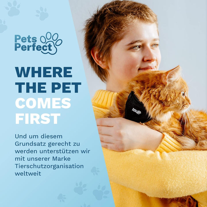 Ham perfect pentru pisici Pets Perfect - Ham suplimentar anti-evadare cu lesă - Lesă pentru pisici - Setul nostru de hamuri pentru pisici vă aduce siguranță la plimbări (S)