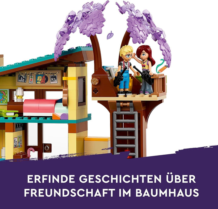 Casă de familie LEGO Friends Olly și Paisley, casă de păpuși cu figurine și accesorii, set cu casă cu două etaje și casă în copac, cadou creativ pentru fete și băieți cu vârsta de peste 7 ani 42620