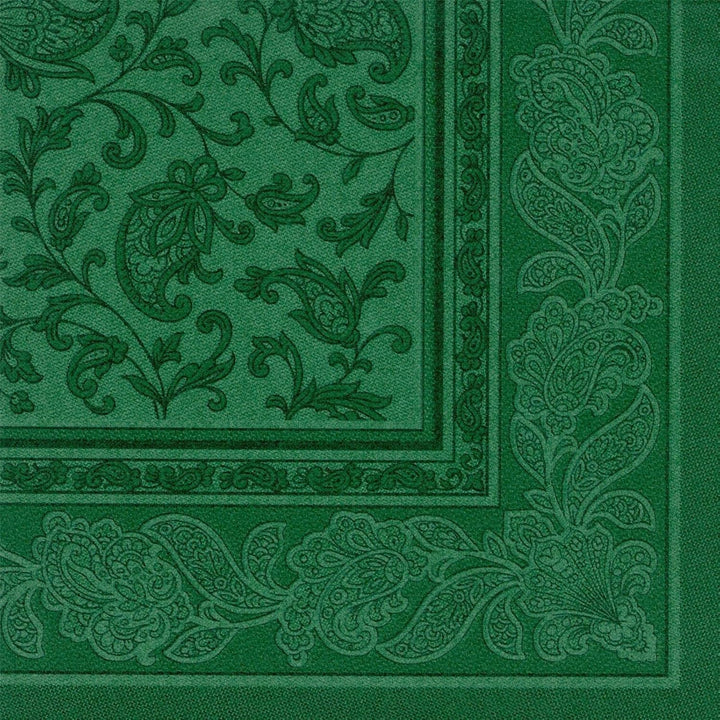 50 șervețele "Colecția ROYAL" 1/4 pliere 40 Cm X 40 Cm verde închis "Ornamente"