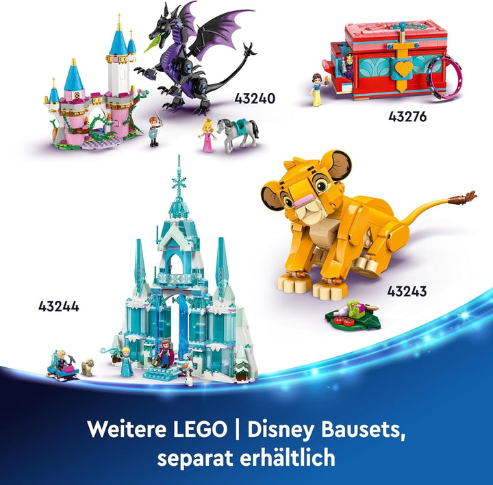 LEGO Ç€ Disney Encanto Casa magică a Madrigalilor, Casa de păpuși pentru copii cu figura de joc Mirabel, jucărie de construcție pentru fete și băieți de la 7 ani 43245