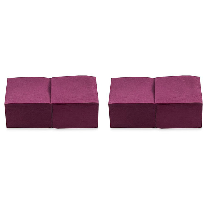 Saten Ser22104961 Coktail, șervețel 20 X 20, 2 straturi, 1/4 fold, 100 șervețele, Punta-Punta, negru