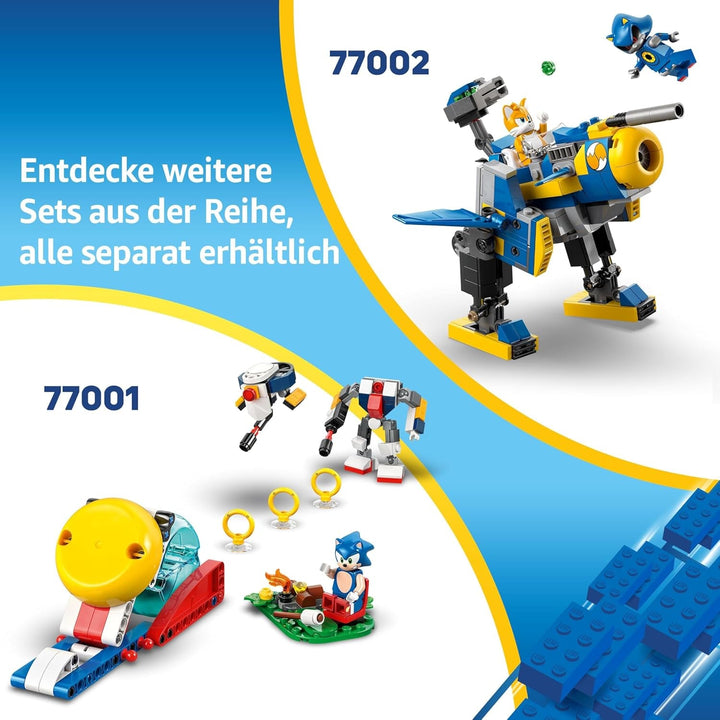 LEGO Sonic the Hedgehog Super Shadow Vs. Biolizard, jucărie gamer, cadou pentru băieți și fete, set de joacă de colecționat pentru copii și fani ai jocurilor video, cu figuri ale personajelor 77003