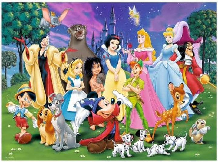 Ravensburger puzzle pentru copii - 12698 Disney favourites - Puzzle Disney pentru copii de peste 8 ani, cu 200 de piese în format XXL