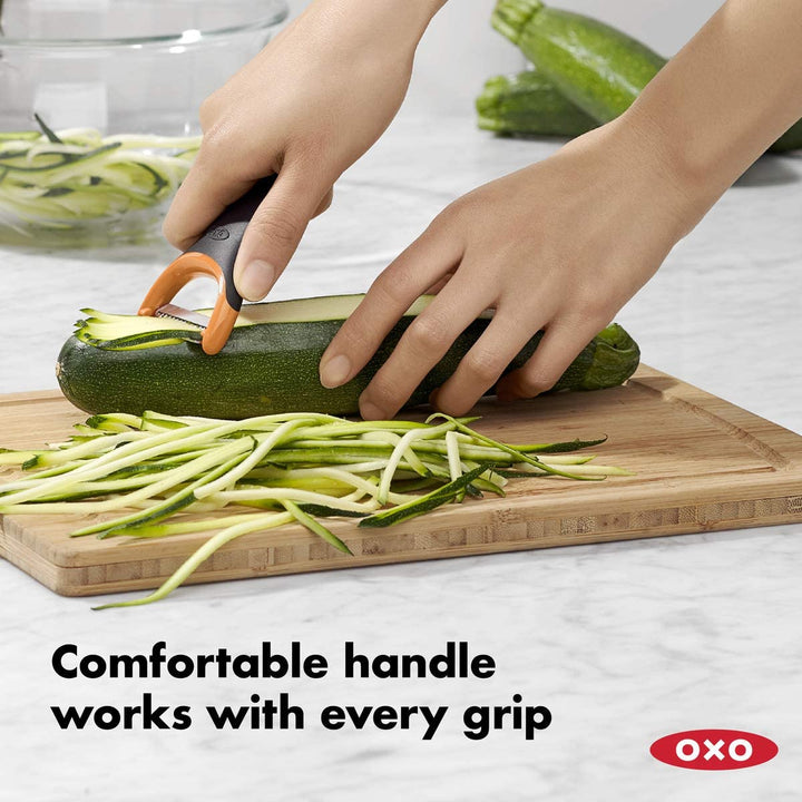 OXO Good Grips peeler cu funcție julienne, negru