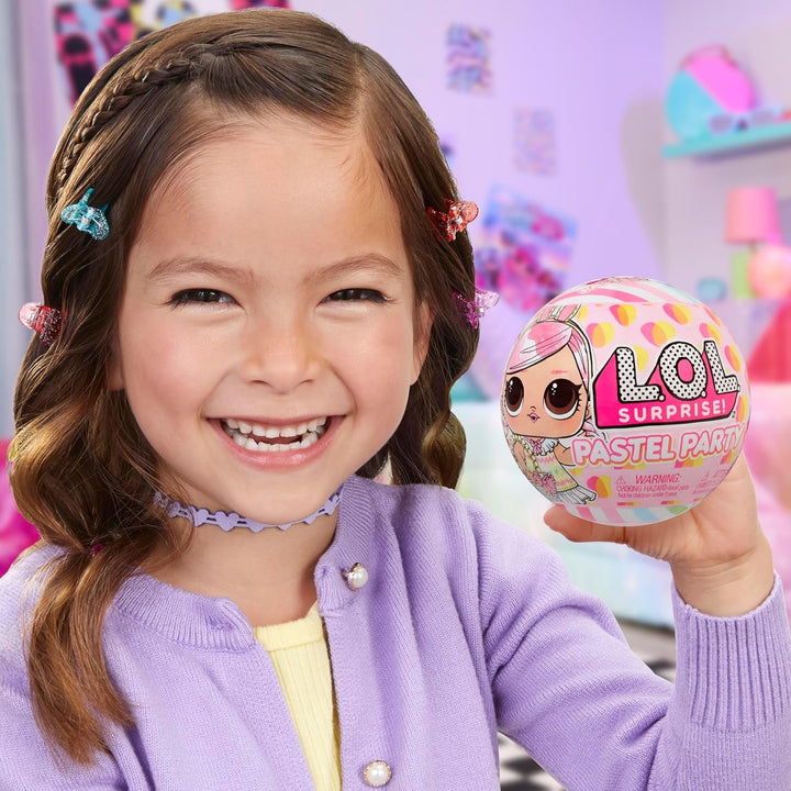 L.O.L. Surprise! 523963-EUC Pastel Party Hops Tot-1 Ediție specială 6 surprize, inclusiv modă și accesorii magice de primăvară, două păpuși de colecționat, pentru copii de 4 ani și peste