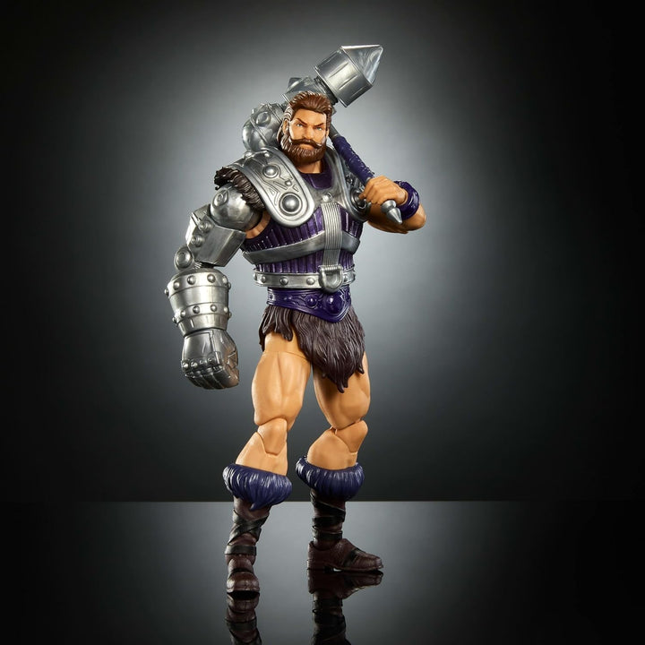 Masters of the Universe Masterverse Action Figure Aprox. 18 Cm, New Eternia Fisto, MOTU Toy Hero With Iron Fist, 30 Movement Points, JBP76, [Multicolor]
