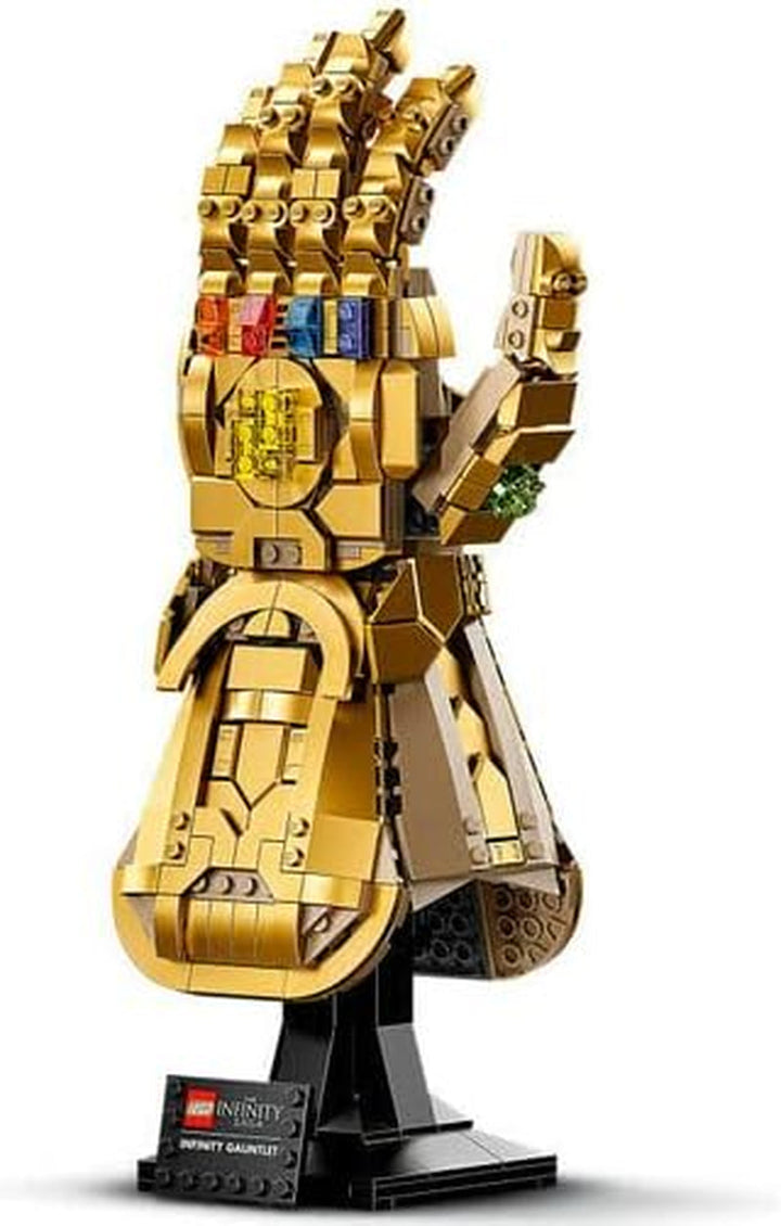 LEGO 76191 Marvel Super Heroes Infinity Glove, Set Avengers pentru adulți cu modelul mănușii lui Thanos de construit, articol pentru fani, cadou pentru bărbați, femei, ea și el