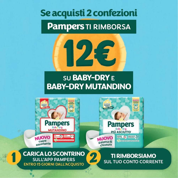 Pampers Baby Dry Junior, 176 scutece, mărimea 5 (11-25 kg)