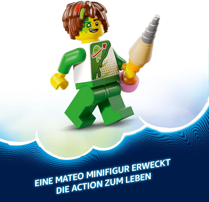 LEGO Dreamzzz Z-Blob's Robot and Vehicle Adventure, 20-in-1 Toy Mech, pentru fete și băieți, copii cu vârsta de peste 7 ani, Playset Fantasy cu Mateo Minifigure, 20 versiuni de Z-Blob 71487