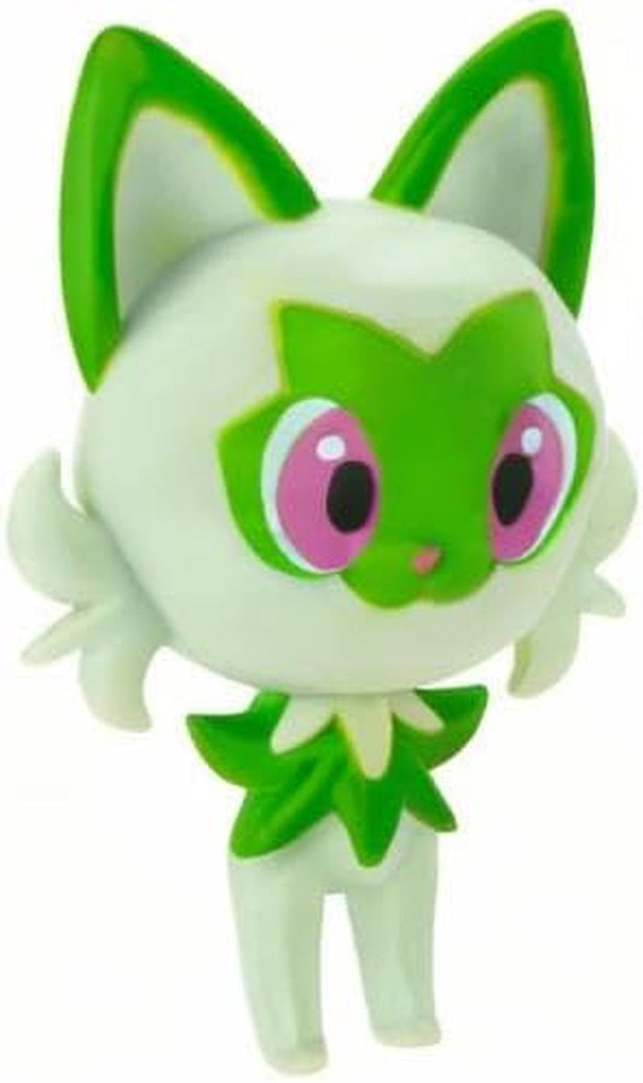 Pokémon PKW3402 - Battle Figure Multipack - pachet de 4 cu Pikachu, Croc, Kwaks, Felori, figuri detaliate oficiale, 5 cm fiecare