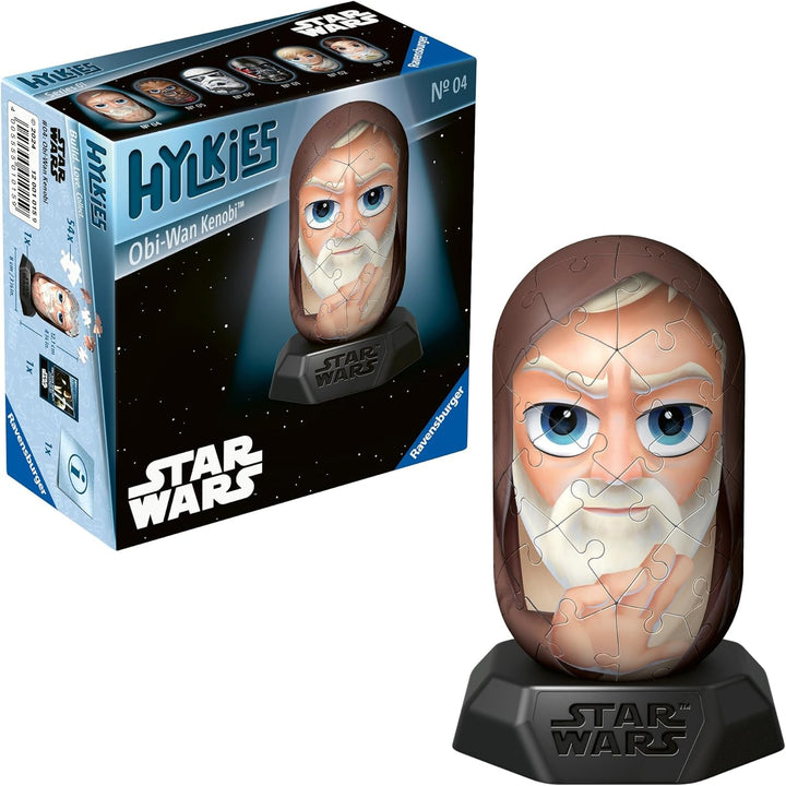 Ravensburger Hylkies: Figurine de colecție Star Wars de asamblat singur - Figura #03 - Prințesa Leia - Construiește, îndrăgostește-te, colecționează - Mini figurine pentru fanii Star Wars