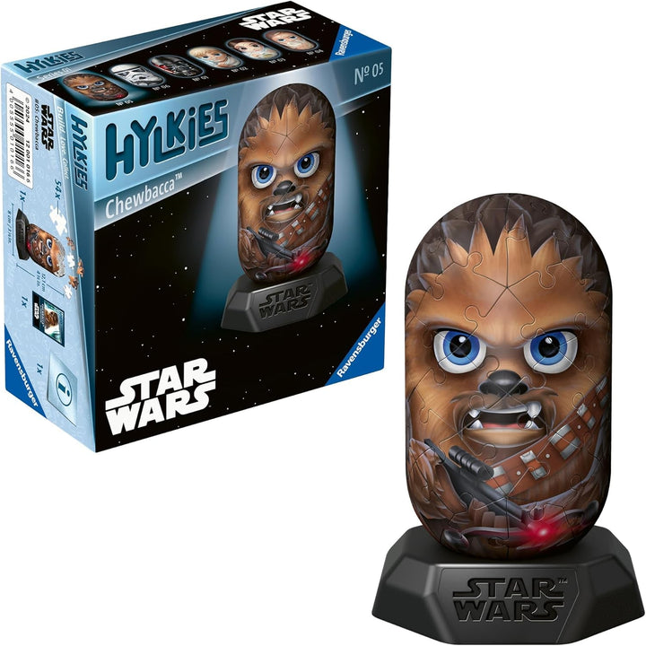 Ravensburger Hylkies: Figurine de colecție Star Wars de asamblat singur - Figura #03 - Prințesa Leia - Construiește, îndrăgostește-te, colecționează - Mini figurine pentru fanii Star Wars