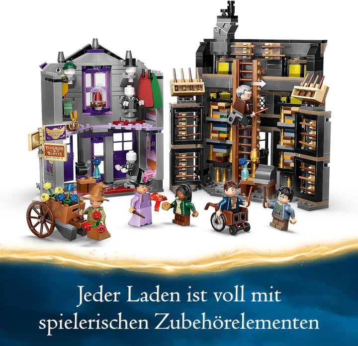 LEGO Harry Potter Ollivanders & Madam Malkin's Suits, Lands Of Diagon Alley, Playset pentru copii, Wizarding Toys, Fantasy Cadouri pentru fete, băieți și fani de la 8 ani 76439