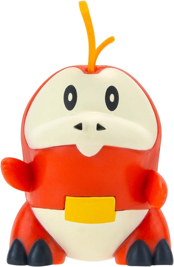 Pokémon PKW3402 - Battle Figure Multipack - pachet de 4 cu Pikachu, Croc, Kwaks, Felori, figuri detaliate oficiale, 5 cm fiecare