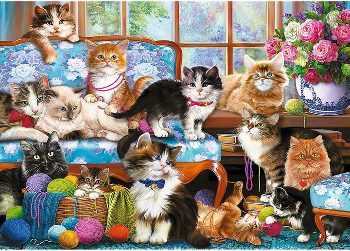 Puzzle 500 - Familia pisicilor
