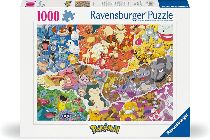 Ravensburger Puzzle 12000832 - Pokémon Adventure - puzzle jigsaw Pokémon de 1000 de piese pentru adulți și copii de peste 14 ani