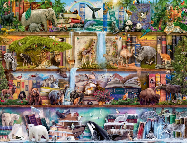 Ravensburger Puzzle 16652 - Lumea animalelor mari - puzzle jigsaw de 2000 de piese pentru adulți și copii de peste 14 ani, design de Aimee Stewart