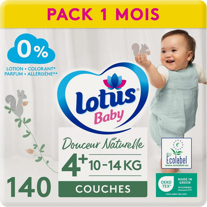 Douceur Naturelle – Windeln Größe 3 (5-9 Kg) Pack 1 Monat – 172 Windeln