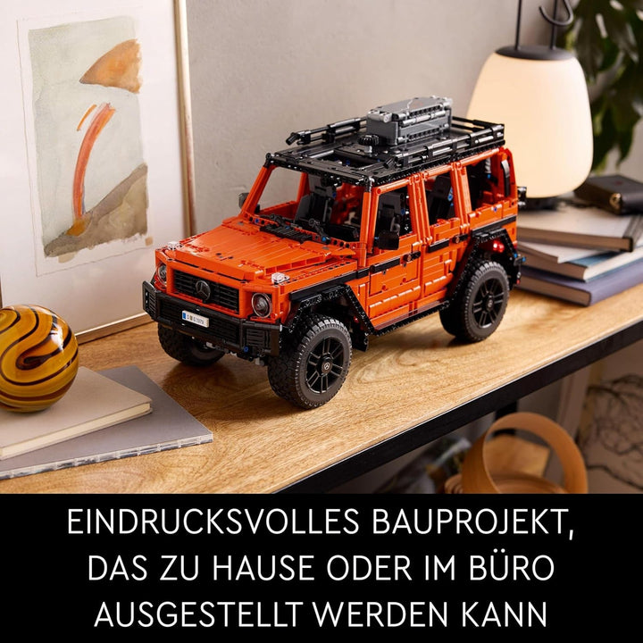 LEGO Technic Mercedes-Benz G 500 Professional Line, set de construcție cu model de mașină G-Class, cadou pentru adulți, set de vehicule de lux de teren, obiect de colecție Mercedes, mașină de jucărie 42177