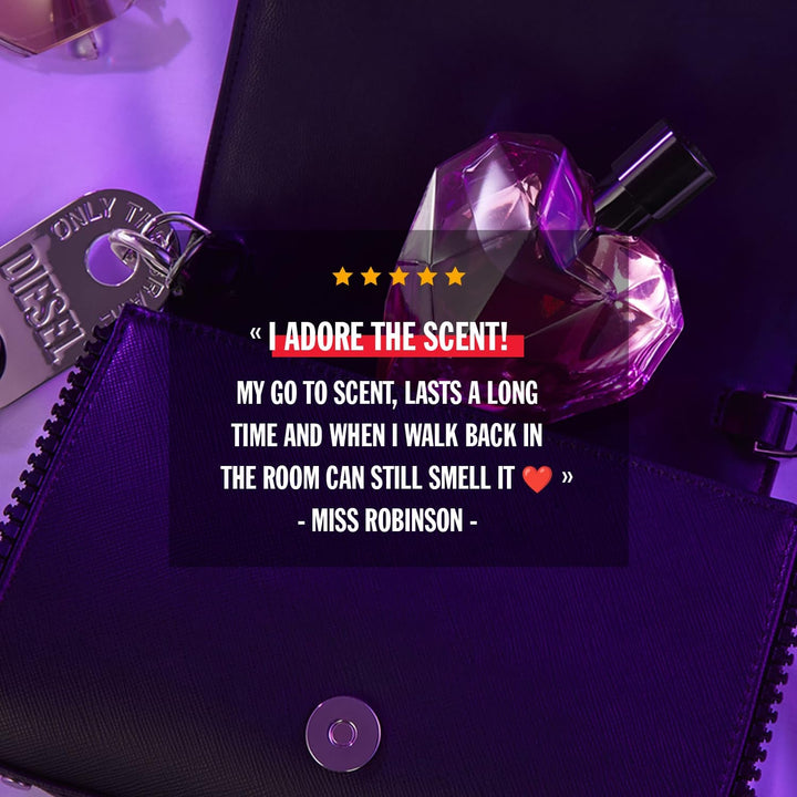 Parfum Diesel Loverdose pentru femei | Apă de parfum spray | Aromă de lungă durată | Parfum oriental-floral pentru femei | 30 ml