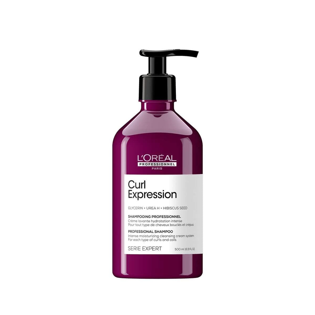 L'Oréal Professionnel, Shampoo, Waschcreme, Lockiges/Krauses Haar, Ohne Sulfate, Reinigt Sanft, Spendet Feuchtigkeit, Ohne Zu Beschweren, Erleichtert Das Entwirren, 500 Ml