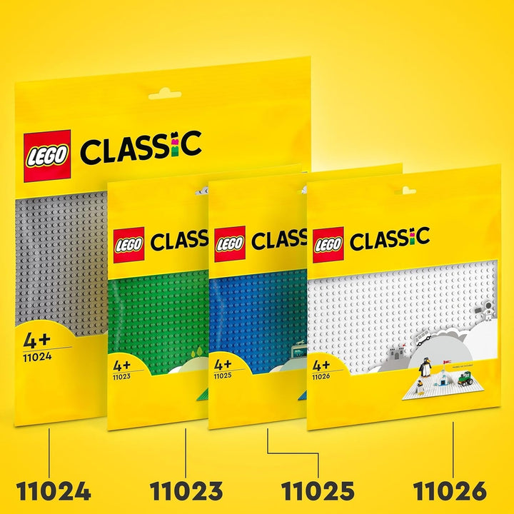LEGO 11023 Placă de construcție clasică verde, placă de bază pătrată cu 32X32 adâncituri ca bază pentru construcții și pentru alte seturi LEGO