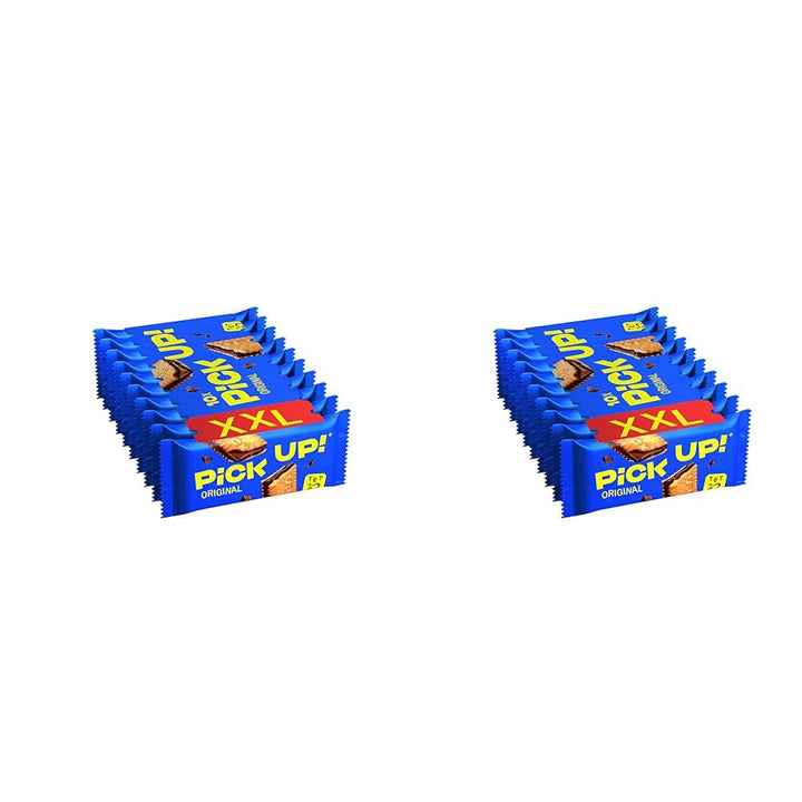 Pick UP! Original, Baton de fursecuri cu o batonă crocantă de ciocolată cu lapte între două fursecuri, Gustare la pachet, 1 pachet (10 x 28 g)