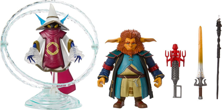 MASTERS of the UNIVERSE Action Figures - Colecție cu He-Man și Skeletor, 14 cm, 16 articulații, ambalaj retro, broșură mini-comic, pentru colecționari și copii de la 6 ani, HKM77