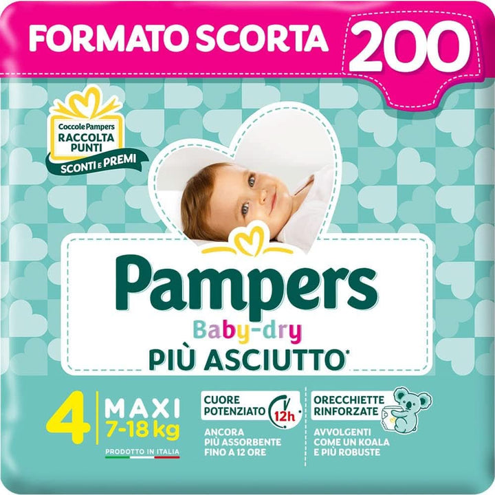 Pampers Baby Dry Junior, 176 scutece, mărimea 5 (11-25 kg)