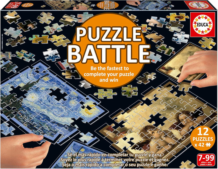 Educa - Puzzle Battlescapes. O bătălie autentică a pieselor | Fii primul care completează puzzle-ul pentru a deveni câștigător. De la 7 ani (20121)