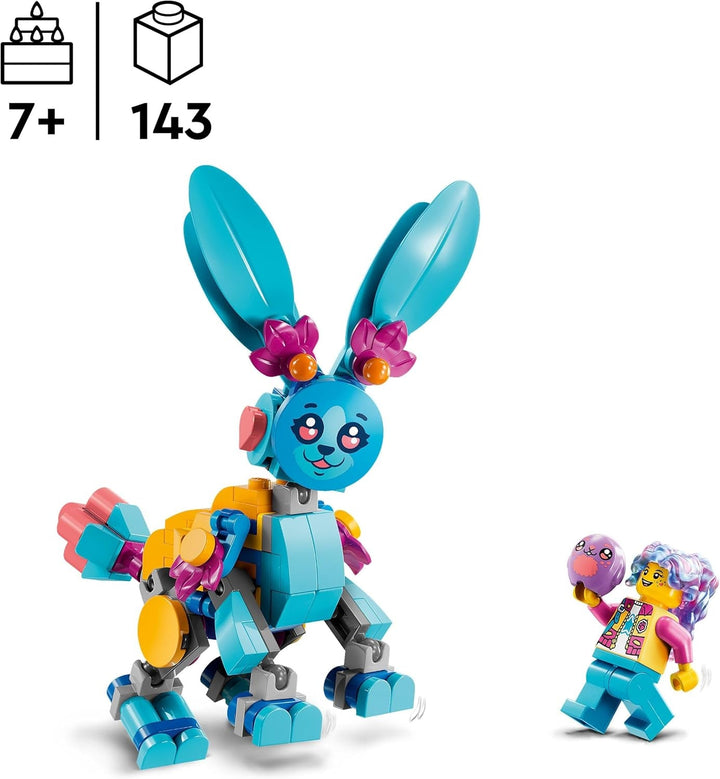 LEGO Dreamzzz Bunchus Creative Animal Adventures, iepuraș de jucărie pentru copii, 20-In-1 Fantasy Playset cu Minifigure Izzie, cadou pentru fete și băieți de la 7 ani 71488