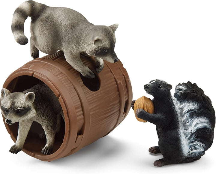 Schleich 42532 Fun around the nut , De la 3 ani, WILD LIFE - Set de joacă, 6 piese