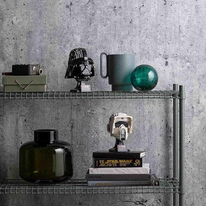 LEGO Star Wars Darth Vader Helmet, set de construcție pentru adulți, idee de cadou pentru bărbați, femei, el sau ea, model de colecție de construit și expus 75304