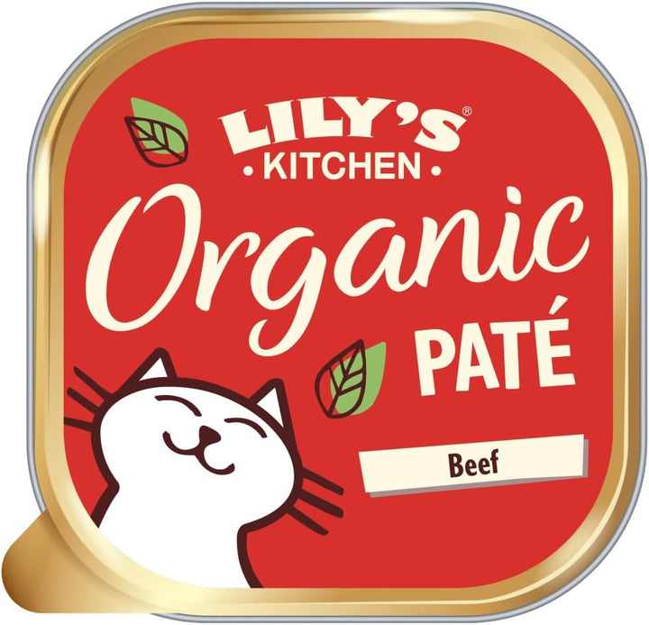 Lily'S Kitchen Made With Natural Ingredients Hrană umedă Pâté pentru pisici adulte Organic Fish Grain Free Recipe 19 X 85G