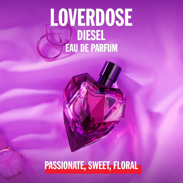 Parfum Diesel Loverdose pentru femei | Apă de parfum spray | Aromă de lungă durată | Parfum oriental-floral pentru femei | 30 ml