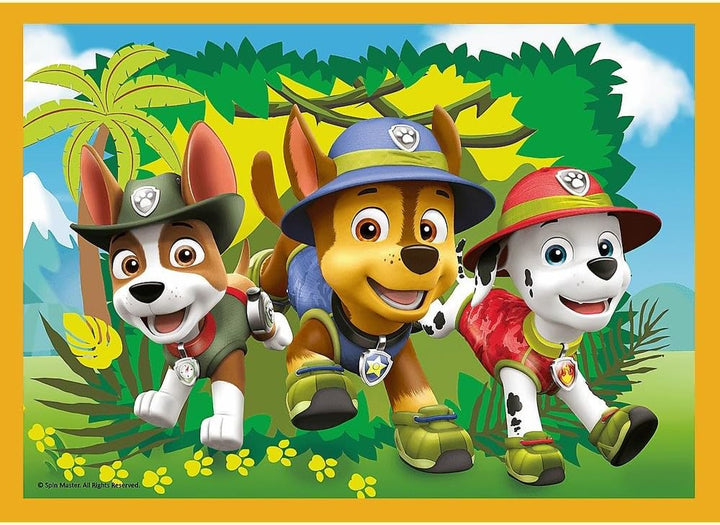 PAW Patrol, puzzle 4 în 1 (puzzle pentru copii)